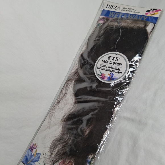 Ibiza Natural Virgin Human Hair Lace Closure - Dark Brown - Picture 3 of 11